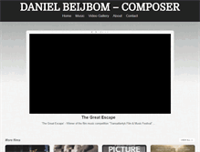 Tablet Screenshot of danielbeijbom.com